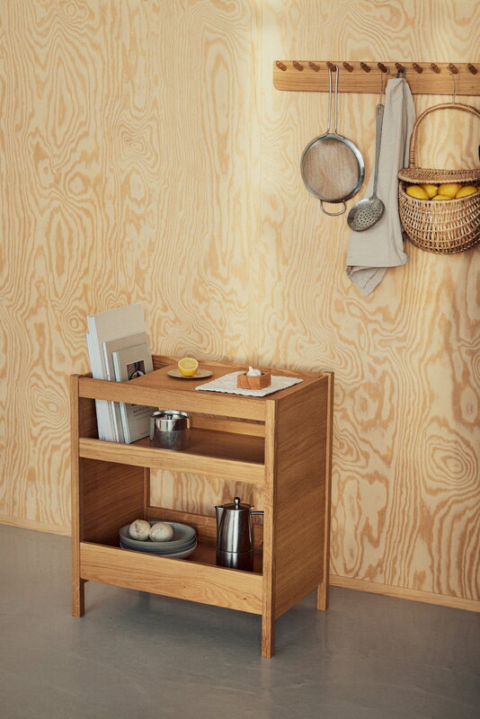Form & Refine Journal Organiser side table, oak, decoration image