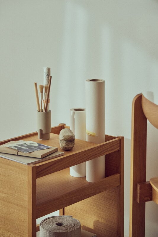 Form & Refine Journal Organiser side table, oak, decoration image