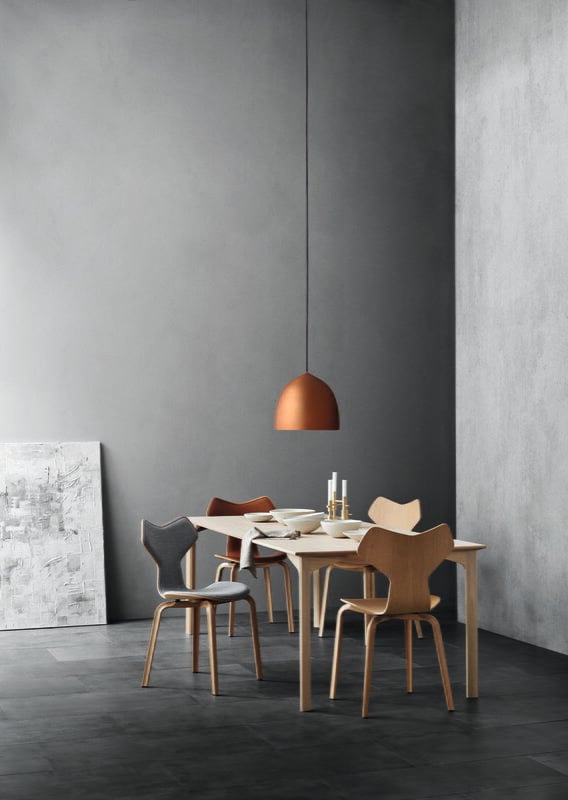 Fritz Hansen Grand Prix 4130 chair, oak, decoration image