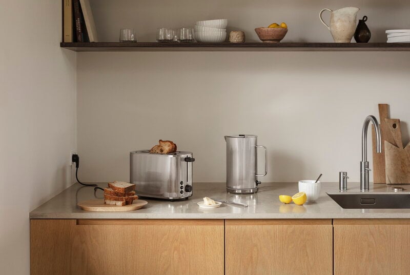 Georg Jensen Bernadotte toaster, stainless steel, decoration image