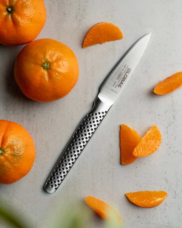 Global GSF-46 peeling knife, 8 cm, decoration image