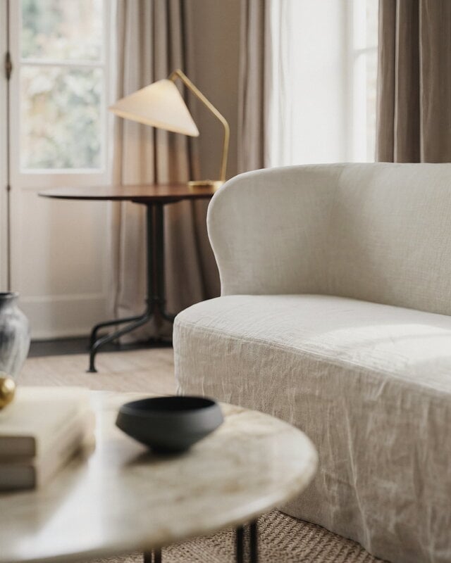 GUBI Stay Slipcover sofa, 150 x 70 cm, linen 0023, view 5