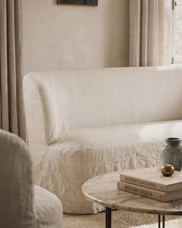 GUBI Stay Slipcover lounge chair, S, linen 0023, view 9