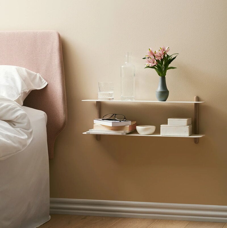Gejst Nivo shelf F, light oak - white, view 3