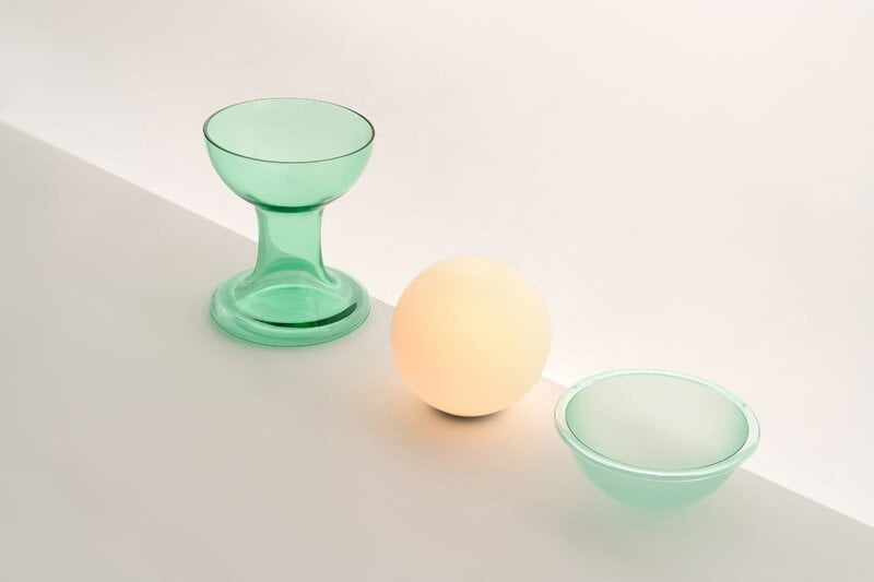 Established & Sons  Gelato T1 ladattava pöytävalaisin, 225 mm, mint, näkymä 2