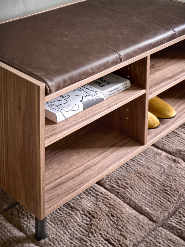 Maze Gentle storage bench, walnut, view 4