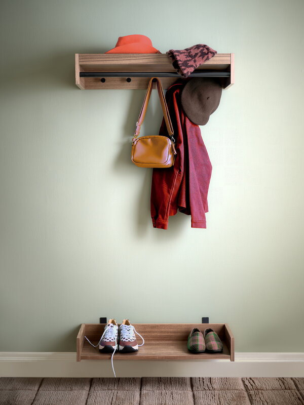 Maze Gentle hat rack, walnut, view 3
