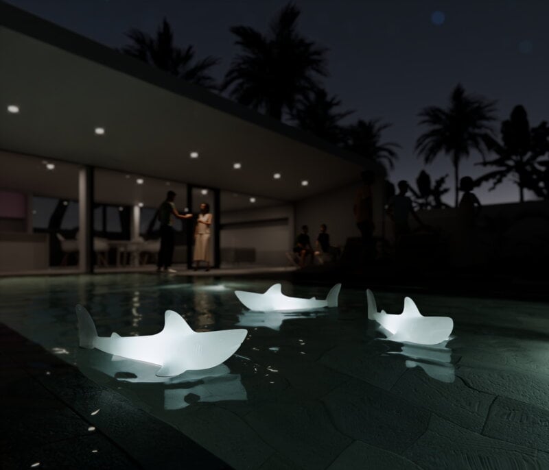 Goodnight Light The Bobb lamp, white, decoration image