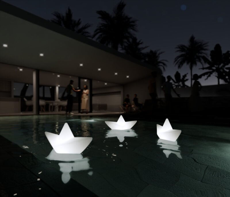 Goodnight Light The Boat lamp, white, view 2