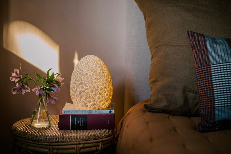 Goodnight Light The Daisy lámpara, marfil, imagen de decoración