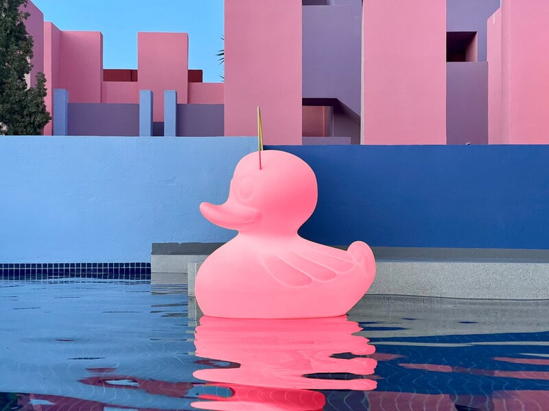 Goodnight Light The Duck Duck lamp, XL, pink, decoration image