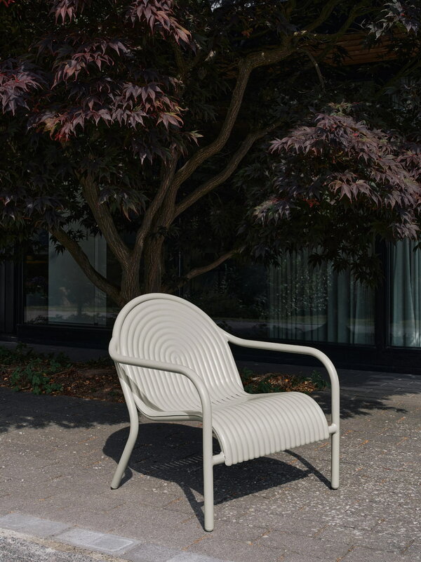 Tom Dixon Groove lounge chair, putty, decoration image