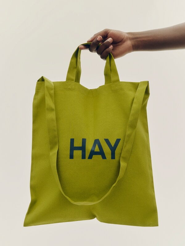 HAY HAY tote bag, vert matcha, image décorative