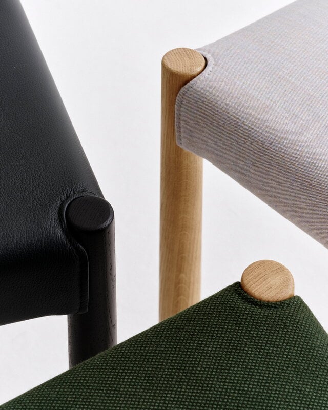 HAY Pack chair 11 tuoli, musta tammi - Grano musta, näkymä 5