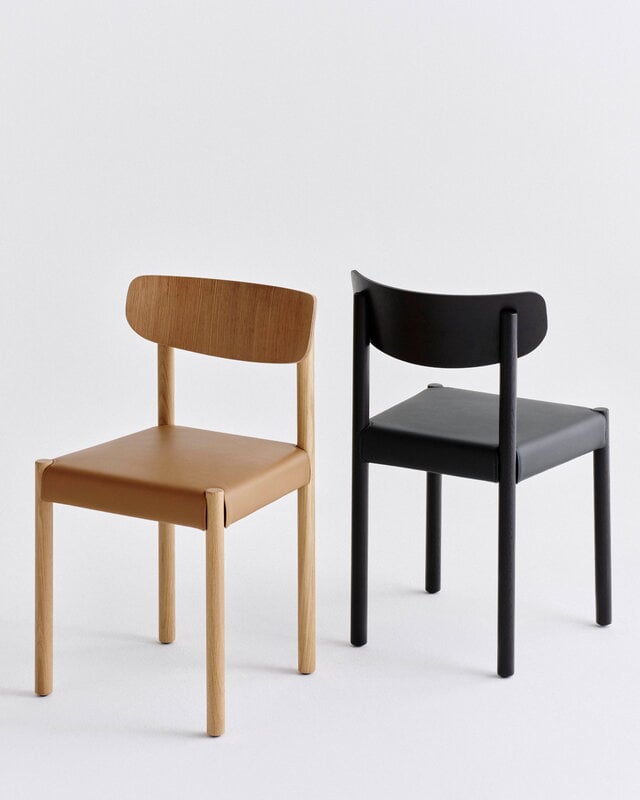 HAY Pack chair 11 tuoli, musta tammi - Grano musta, näkymä 2