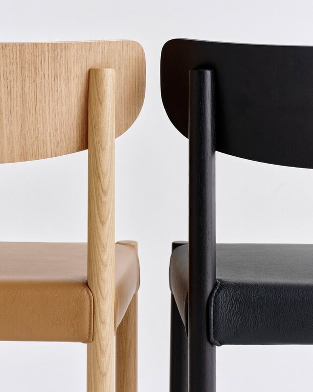 HAY Pack chair 11 tuoli, musta tammi - Grano musta, näkymä 3