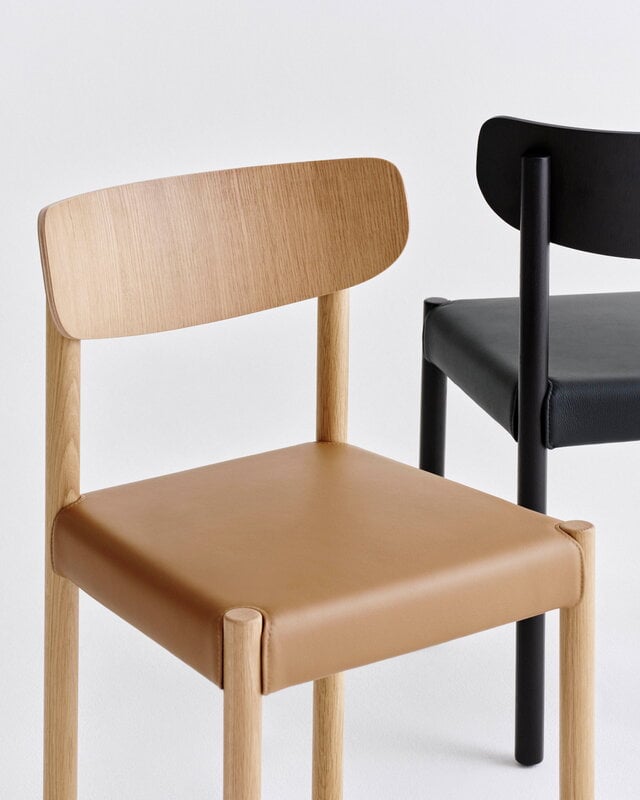 HAY Pack chair 11 tuoli, musta tammi - Grano musta, näkymä 4