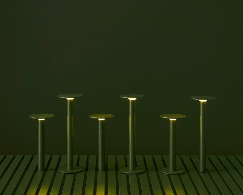 HAY Host portable lamp, 220, olive, decoration image