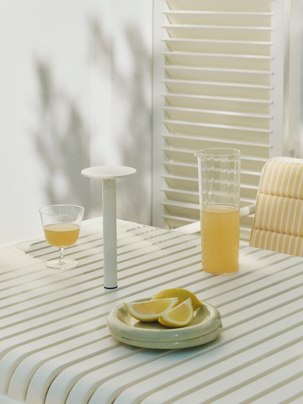 HAY Host portable lamp, 300, cream white, decoration image