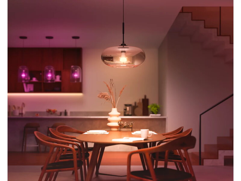 Philips Hue White and Color Ambience smart bulb 8.1W A60 E27 1100lm 1000-20000K, decoration image