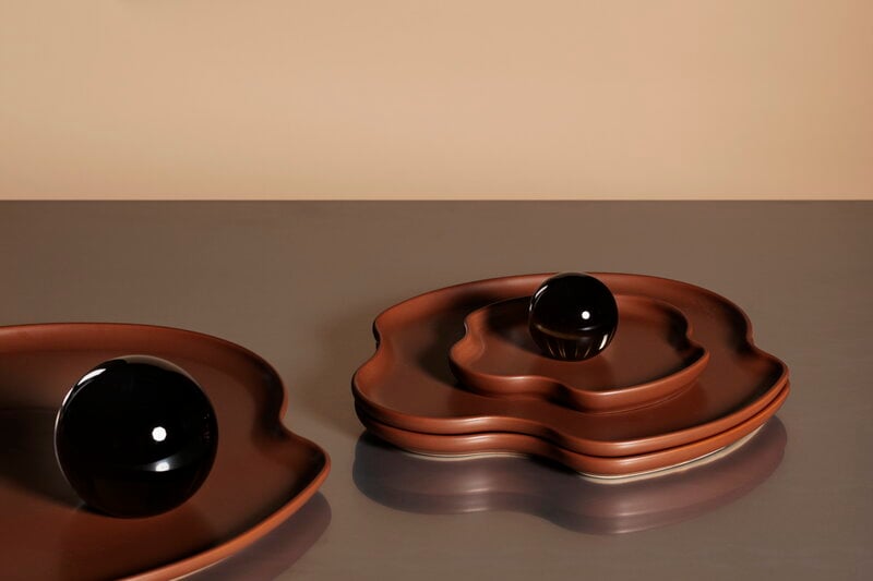 Iittala Aalto platter, 15 cm, fire, decoration image