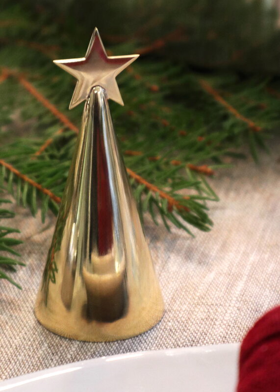 Klong Stjärnstopp candle snuffer, brass, decoration image
