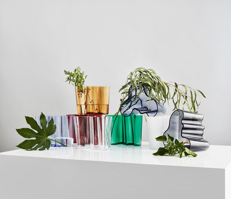 Iittala Aalto vase 160 mm, dark grey | Finnish Design Shop