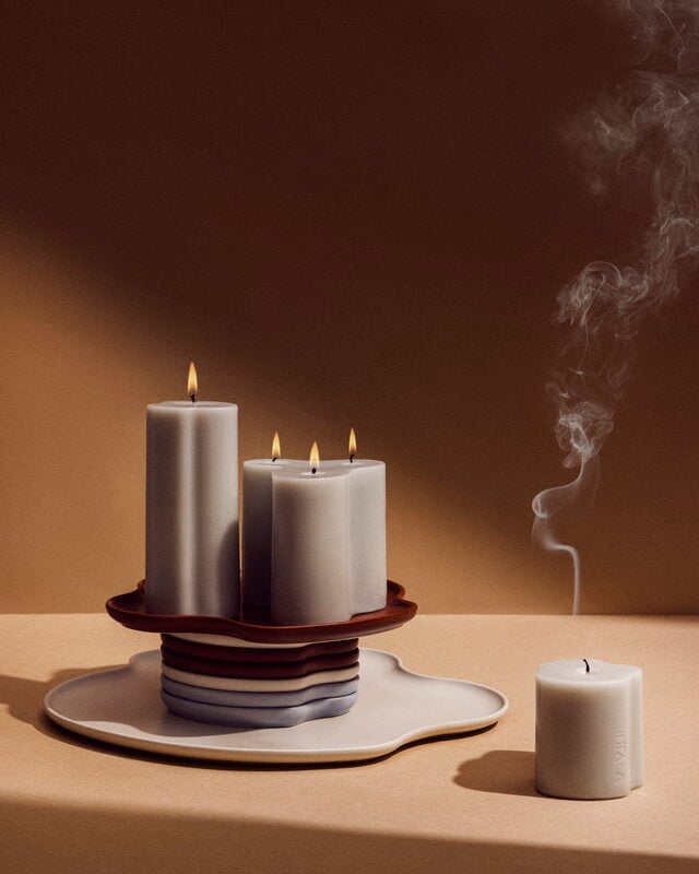Iittala Aalto platter, 15 cm, fire, decoration image