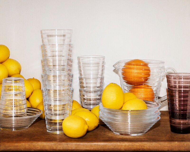 Iittala Aino Aalto pitcher 120 cl, clear, decoration image