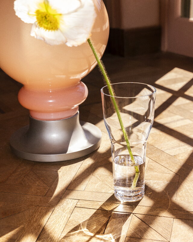 Iittala Solare vase tall, 120 x 260 mm, clear, decoration image