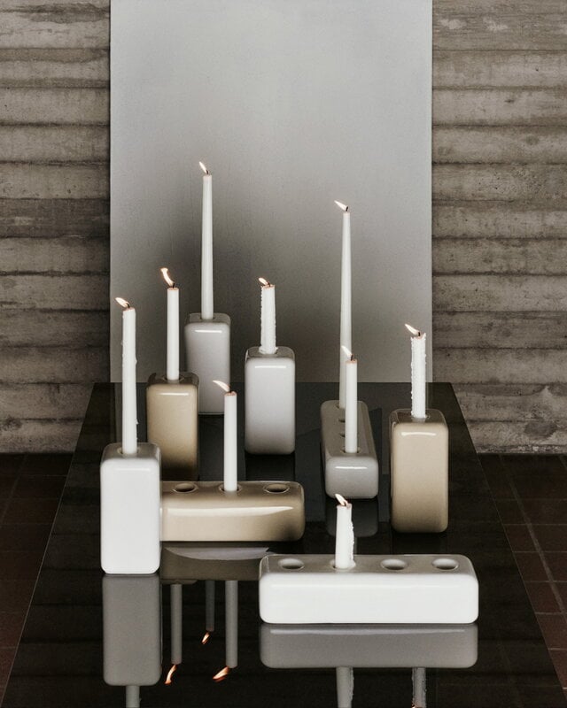 Iittala Element kynttilänjalka, 4 kynttilälle, valkoinen, näkymä 2