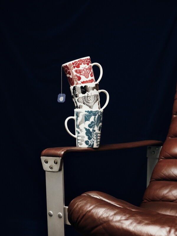 Iittala Taika mug, 0,4 L, Yö steel blue, gift box, view 5