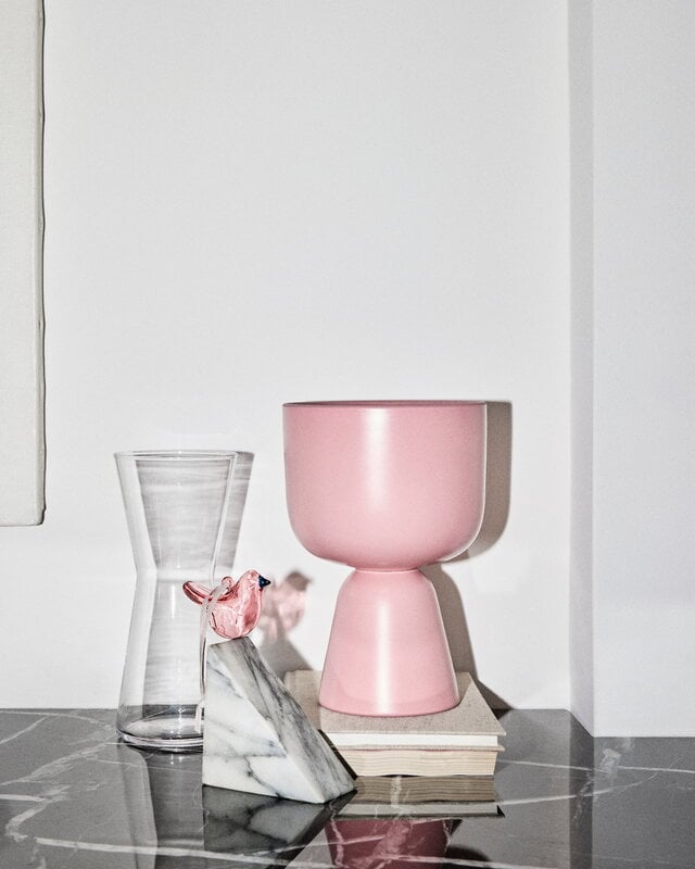 Iittala Nappula maceta, S, rosa mate, imagen de decoración
