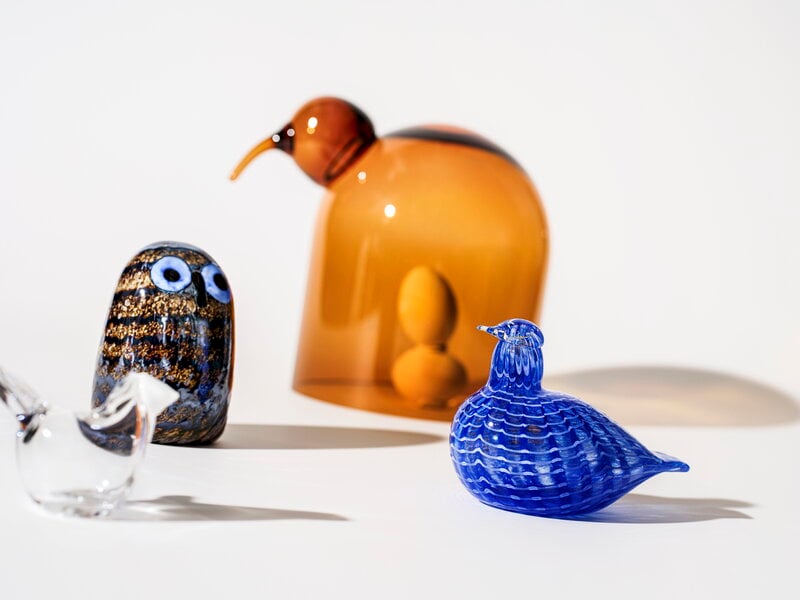 Iittala Birds by Toikka Owlet, brown | Finnish Design Shop