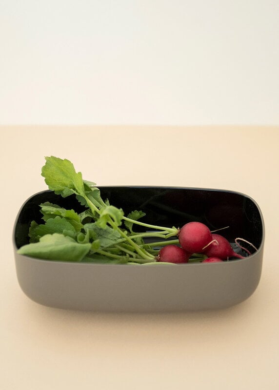 Sekisaka Store container, large oval, rock, view 2