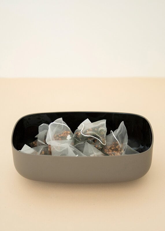Sekisaka Store container, large oval, rock, view 4