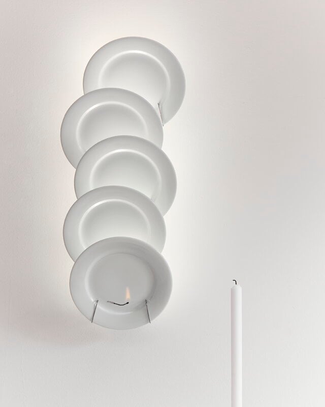 Ingo Maurer Jasna Kuchnia wall lamp, white, decoration image