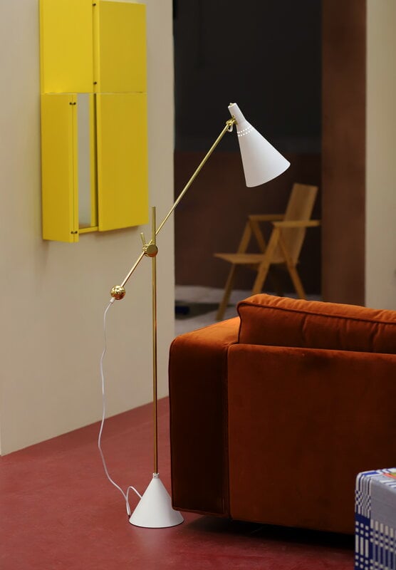 Innolux Tapio floor lamp, white - brass, view 6