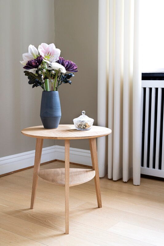 Aakjaer Furniture Drops pöytä, valkoöljytty tammi, näkymä 4