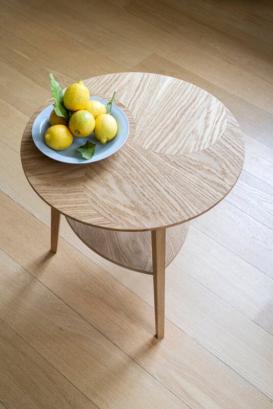 Aakjaer Furniture Drops pöytä, valkoöljytty tammi, näkymä 2