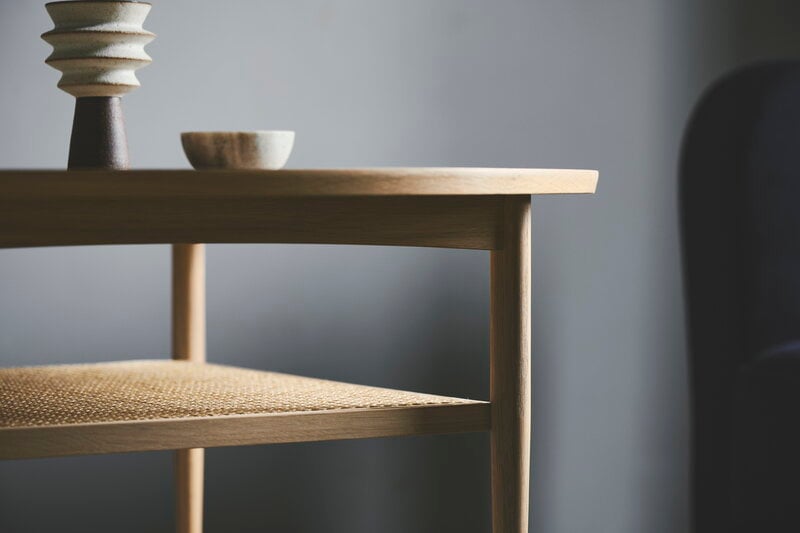 Aakjaer Furniture No.100 sohvapöytä, valkoöljytty tammi, näkymä 2