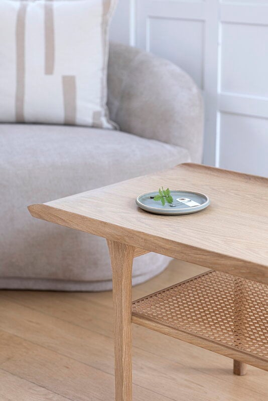 Aakjaer Furniture No.25 coffee table, white oil oak, view 4