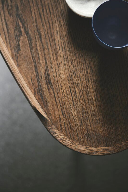 Aakjaer Furniture Tavolino No.55, piccolo, rovere oliato fumé, vista 2