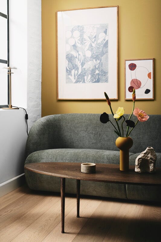 Aakjaer Furniture Tavolino Surf, rovere oliato fumé, vista 4