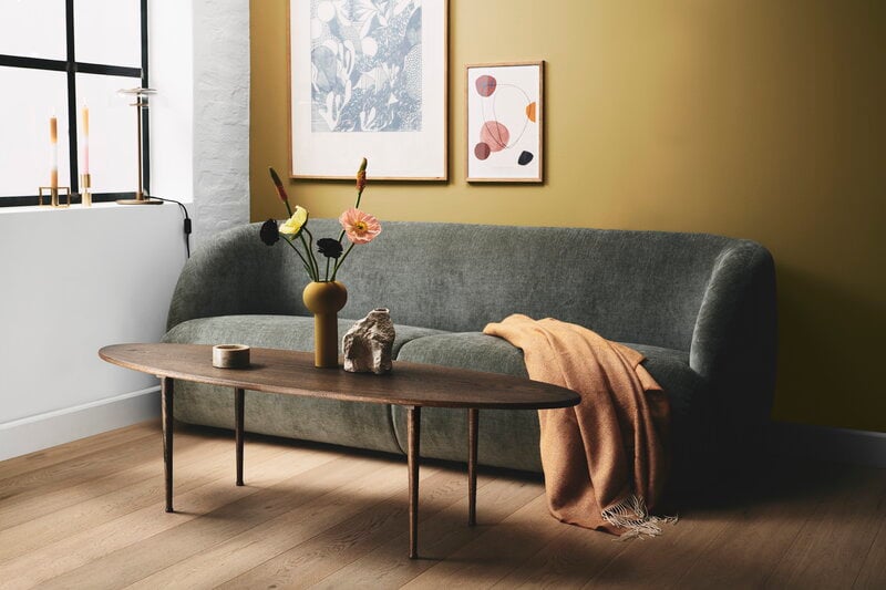Aakjaer Furniture Tavolino Surf, rovere oliato fumé, vista 2
