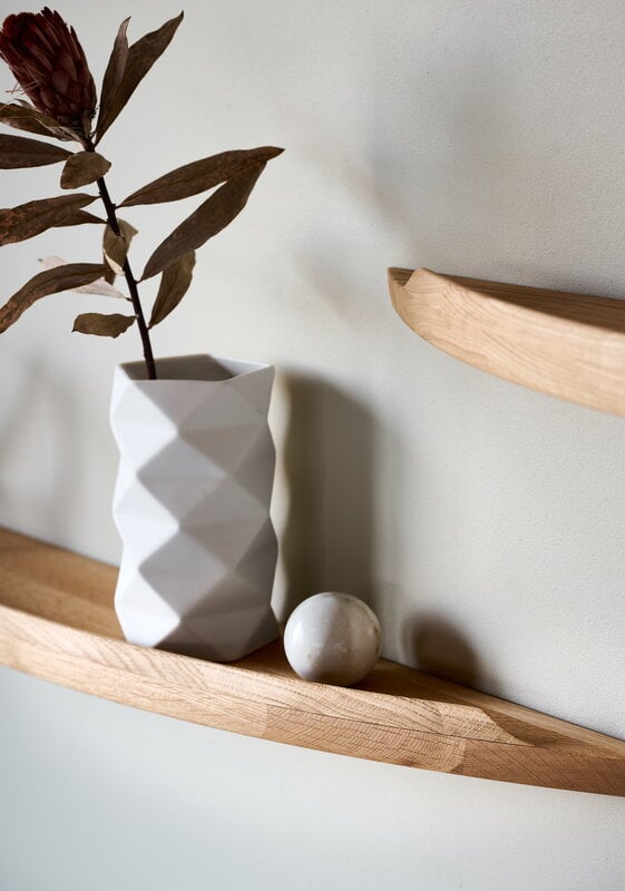 Aakjaer Furniture Arcus mensola, piccola, rovere oliato naturale, vista 2