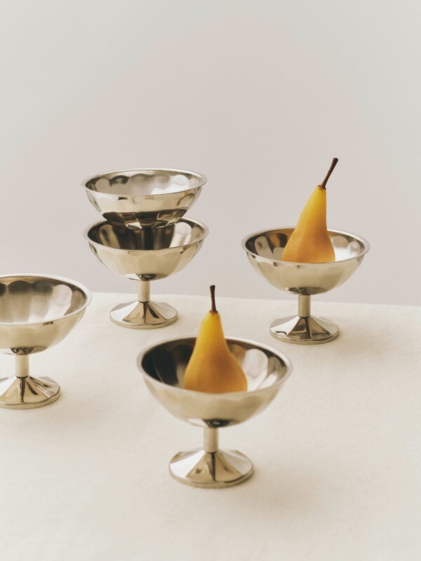 HAY Cuenco de postre italiano, mediano, acero, imagen de decoración