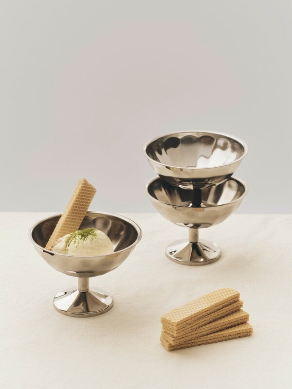 HAY Cuenco de postre italiano, mediano, acero, imagen de decoración