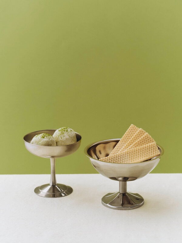 HAY Cuenco de postre italiano, mediano, acero, imagen de decoración