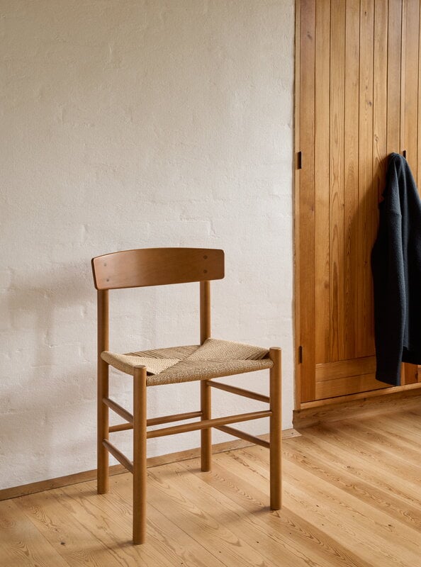 Fredericia J39 Mogensen tuoli, vintage pyökki - paperinaru, näkymä 2
